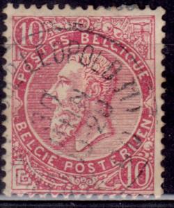 Belgium, 1883, King Leopold, 10c, sc#45, used