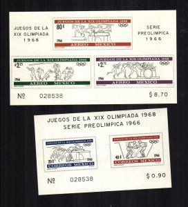 Mexico  13 diff sheets   MNH cat $ 147.00