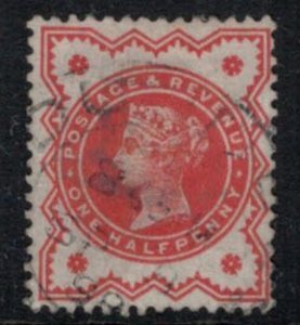 Great Britain 1887 SG197 1/2d QV - Used