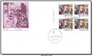 Canada FDC #1041 PB LL - The Three Kings (1984) 37¢