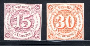 Thurn and Taxis #51-52 Unused,   VF.   CV $5.50   ...   6340046