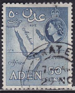 Aden 53b Map of Aden 1955