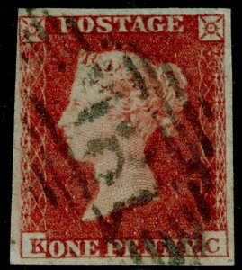 SG8, 1d red-brown PLATE 167, FINE USED. Cat £55. IRELAND. KC