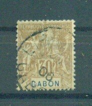 Gabon sc# 24 (2) used cat value $15.00