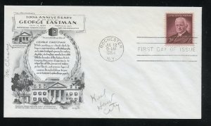 US 1062 George Eastman Issue ADDR Aristocrat Lowry cachet FDC