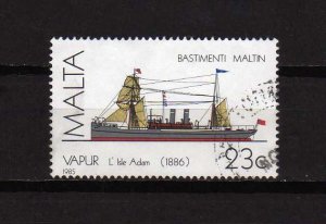 Malta #673 Ship Used