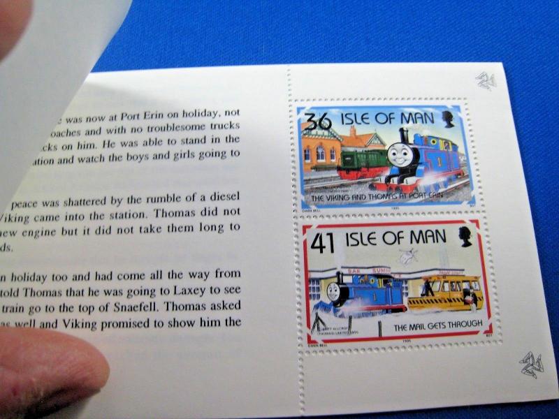 ISLE OF MAN  -  SCOTT # 661C  -  THOMAS THE TANK ENGINE BOOKLET  -  MNH