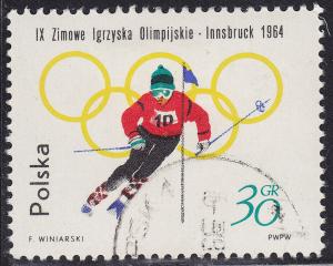 Poland 1199 Olympic Slalom Skiing 1964