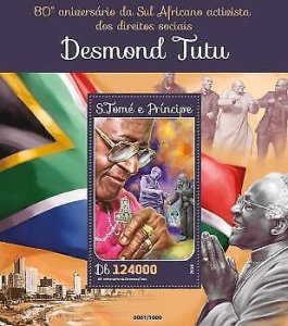 2016 S.Tome&Principe - Desmond Tutu.  Scott Code: 3059