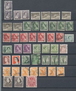 Australia 1920s/50s QE GV GVI Kangaroos Used (Apx 48 Items) UK2343