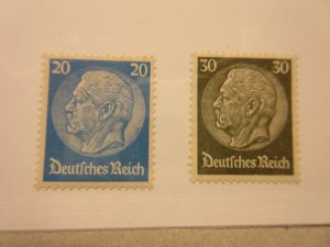 GERMANY Scott 424, 426, MINT NEVER HINGED, Cat $10.25