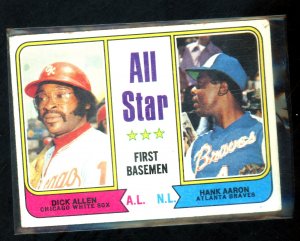 1974 TOPPS ALLSTAR AARON ALLEN EX