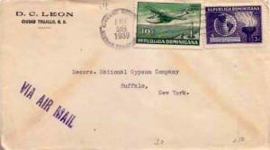 Dominica, Airmail, Aviation, Maps