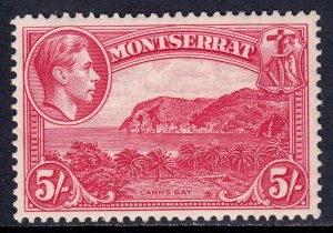 Montserrat - Scott #101a - P13 - MLH - Light crease LR corner - SCV $24.00