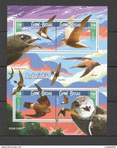 2015 Guinea-Bissau Birds Fauna Andorinhao 1Kb ** Stamps St992