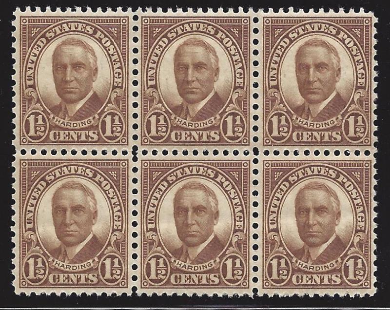 684 Mint,OG,NH... Block of 6... SCV $4.20