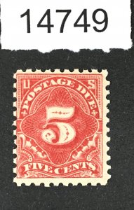 MOMEN: US STAMPS # J55 MINT OG NH $140 LOT #14749