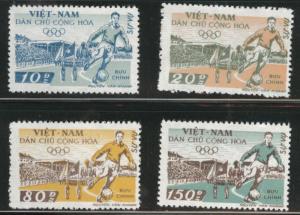 Vietnam Scott 029-32 MNH** Hanoi Football ,Soccer set