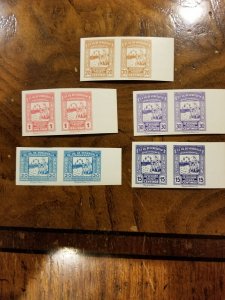 Stamps Venezuela Scott #394, C218-21 imperf nh