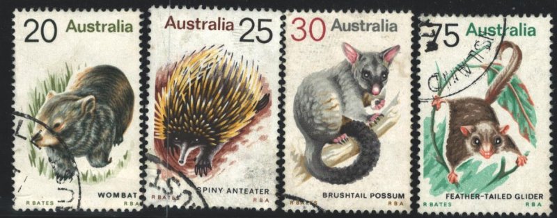 Australia Sc#565,567,568,572 Used