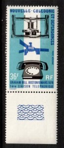 New Caledonia Sc C130 MNH issue of 1976 - Telephones, Satellite