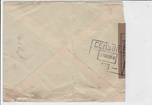 spain  1945 censor stamps cover ref 19323