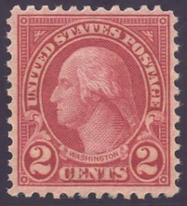 US Scott #595 Mint, FVF, NH, PSE