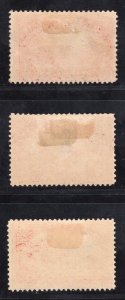 MOMEN: US STAMPS #Q10-Q12 MINT OG H LOT #76846*