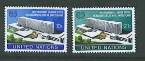 UN New York issue # 244-45 f-vf mnh set