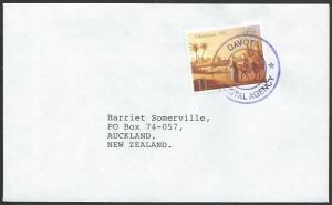 FIJI 1992 cover DAVOTA POSTAL AGENCY cancel.............................51901