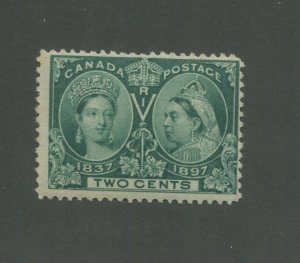 Canada Postage Stamp #52 Mint Hinged OG F/VF