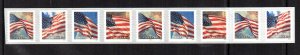 US 2024 Flag Coil from APU 3K Roll - PNC9,  crease between 7th & 8th stamp