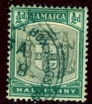 Jamaica; 1903: Sc. # 33: O/Used Single Stamp