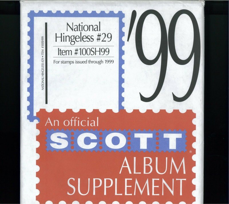 1997-2000 SCOTT National Hingeless Stamp Album Supplements Pages