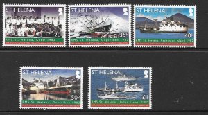 ST.HELENA SG1187/91 2012 RMS ST.HELENA COMMISSION FOR THE FALKLANDS WAR MNH