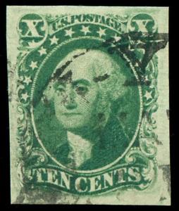 momen: US Stamps #15 Used PSE Graded XF-SUP 95