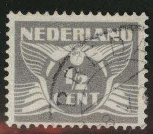 Netherlands Scott 164 used 1928 watermarked stamp