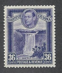 BRITISH GUIANA SC# 235 VF LH 1938