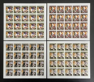 Stamps Full Set in Sheets Football Worldcup France 1998 Mali IMPerf.-