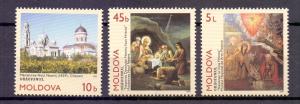 Moldova  #247-249  MNH  1997  Christmas