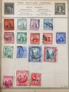 Rowland Hill Old M&U Collection (Apx600) India China Africa Japan USA (SK209) 