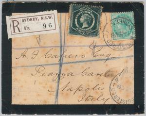 AUSTRALIA: NEW SOUTH WALES -  POSTAL HISTORY - REGISTERED mourning COVER 1912