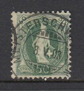 Swiss #96 Standing Helvetia (USED) GREAT  cv$30.00