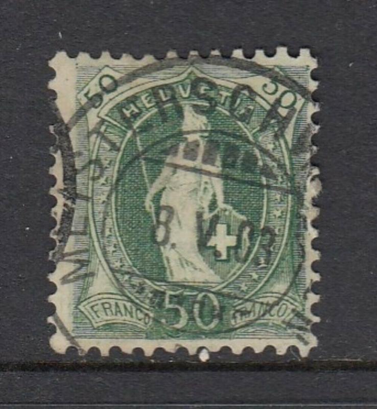 Swiss #96 Standing Helvetia (USED) GREAT  cv$30.00