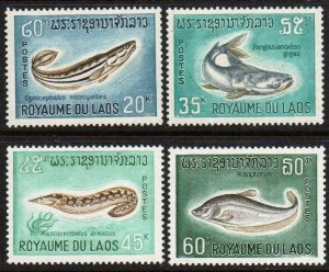 Laos Sc #148-151 Mint Hinged