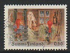 1979 Finland - Sc 625 - used VF - 1 single - Elves feeding horse