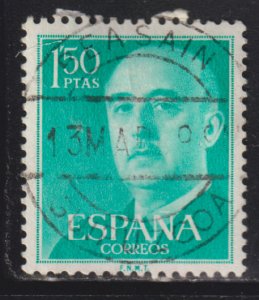 Spain 827 General Francisco Franco 1956