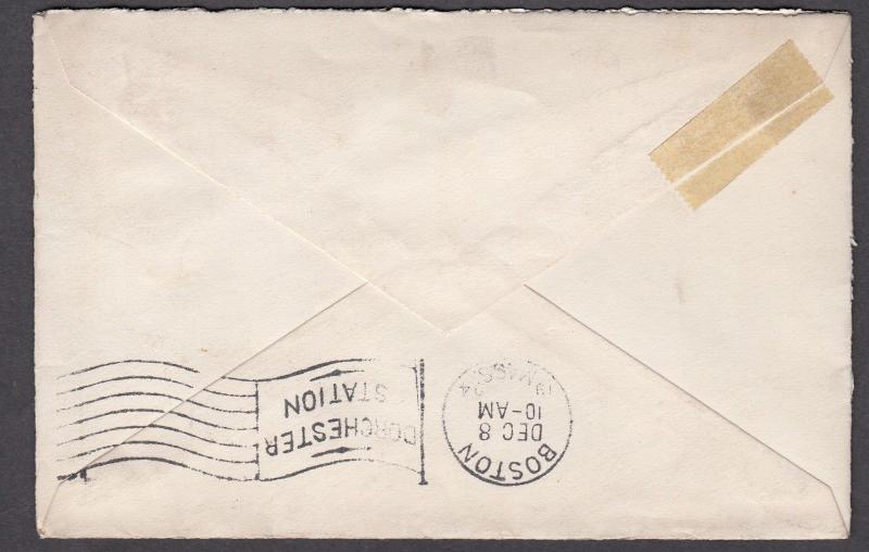 NEW BRUNSWICK SPLIT RING TOWN CANCEL COVER ST JOSEPH