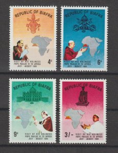 NIGERIA/BIAFRA 1969 SG 39/42 MNH