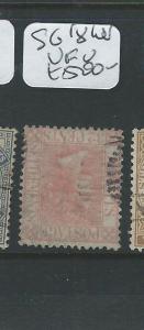 MALAYA STRAITS SETTLEMENTS (PP0710B) 32C QV CC INV WMK SG 18W  VFU  RARE STAMP!!